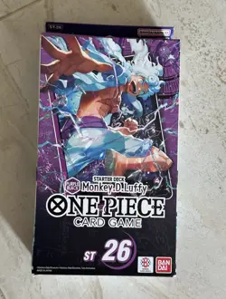 Bandai ONE PIECE CARD GAME Starter Deck ST-26 Monkey.D.Luffy 62 Cards EN 2024 - Image 1