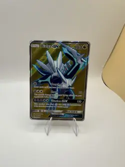 Pokemon TCG Dialga GX 146/156 Sun & Moon Ultra Prism Ultra Rare Full Art NM/M - Image 1
