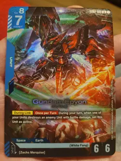 Gundam TCG Card Game Dual Impact GD02-002 LR Gundam Epyon - Image 1