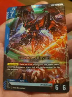 Gundam TCG Card Game Dual Impact GD02-002 LR Gundam Epyon - Image 2