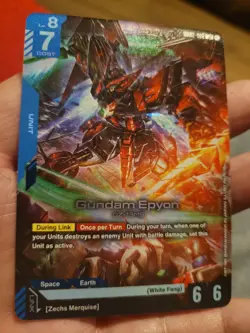 Gundam TCG Card Game Dual Impact GD02-002 LR Gundam Epyon - Image 4