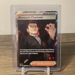 Pokemon Giovanni's Charisma SR 197/165 Ultra Rare Scarlet & Violet 151 - Image 1