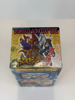 Vintage 1999 Japanese Digimon Adventure Trading Cards Booster Box Unopened - Image 2
