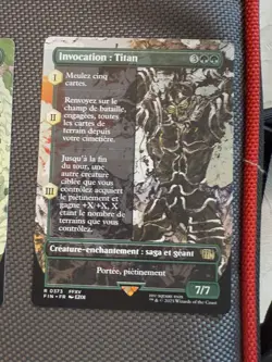 Mtg FIN Final Fantasy Showcase — Summon Invocation: Titan FR —NM - Image 1