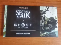 Magic The Gatering Secret Lair Ghost of Tsushima No Foil *SEALED* - Image 2