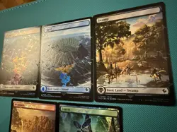 Mtg FIC Final Fantasy — Set All 5 Lands — Track Foil —NM Chocobo Bundle - Image 4