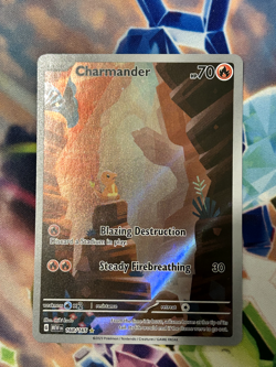 Pokemon Charmander 168/165 Illustration Rare 151 NM - Image 1
