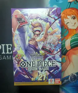 One Piece TCG Starter Deck EX: Gear 5 Luffy ST21 Deck/Sleeves Only No Promo Pack - Image 1