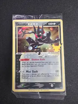 3x Pokemon TCG Greninja Gold Star SWSH144 25th Celebrations Promo Sealed Bundle - Image 2