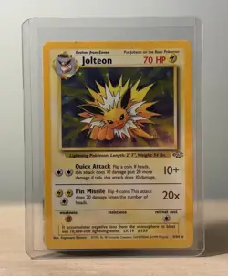 Jolteon 4/64 Jungle Holo Rare English Unlimited Pokemon TCG 70 HP - Image 1