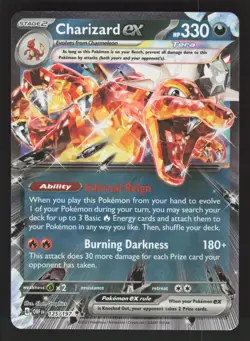 Charizard ex 125/197 Pokemon TCG SV03: Obsidian Flames NM - Image 1