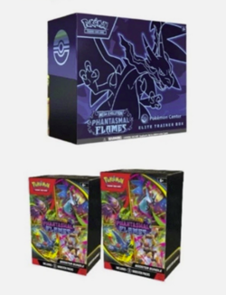 POKEMON CENTER Phantasmal Flames 1x ETB 2x Booster bundles (Presale) - Image 1