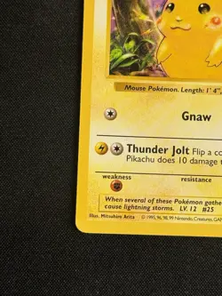 Pokemon TCG - Pikachu 58/102 Base Set Shadowless Red Cheeks, Vintage WOTC | LP+ - Image 5