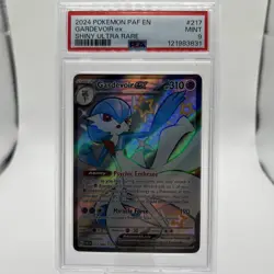 2024 Pokemon Paldean Fates Gardevoir ex Shiny Ultra Rare #217/091 PSA 9 - Image 1