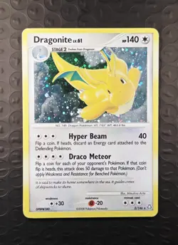 Dragonite 2/146 Diamond & Pearl Legends Awakened Holo Rare Pokemon 2008 LP - Image 1
