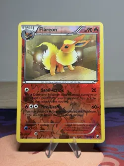 Flareon 12/108 Reverse Holo Uncommon Pokemon Black White Dark Explorers MP HP - Image 1