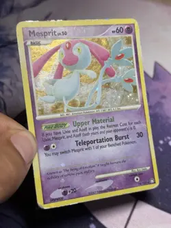 Mesprit 14/123 Pokemon Diamond & Pearl Mysterious Treasures 2007 Holo MP - Image 4