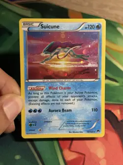 Suicune 30/122 (Cosmos Holo) XY Breakthrough Blister Exclusives Pokemon LP SWIRL - Image 3