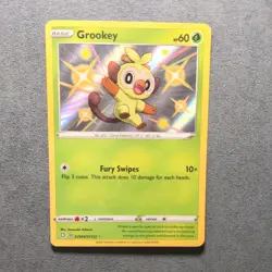 Pokemon TCG - Shining Fates - Grookey SV004/SV122 - NM - Image 1
