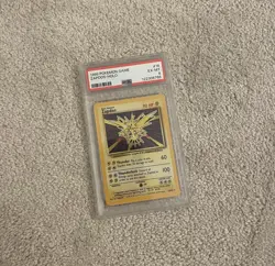 1999 Pokemon Game Unlimited Base Set Zapdos Holo 16/102 PSA 6 EX-MT - Image 2