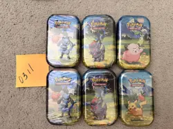 Pokemon TCG - Ascended Heroes Mini Tin Art Set Factory Sealed/New Lot of 6🔥🔥🔥 - Image 1