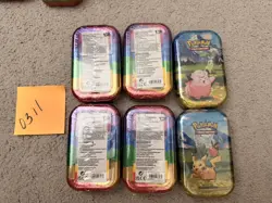 Pokemon TCG - Ascended Heroes Mini Tin Art Set Factory Sealed/New Lot of 6🔥🔥🔥 - Image 3