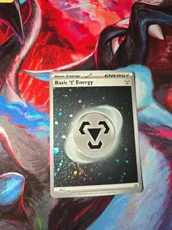 Steel Energy Cosmic Holo Foil 008 Pokemon 151 English NM SVE - Image 2
