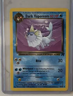 Pokemon TCG Team Rocket Dark Vaporeon 45/82 Jolteon 38/82 Flareon 35/82 (2000) - Image 2