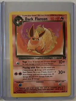 Pokemon TCG Team Rocket Dark Vaporeon 45/82 Jolteon 38/82 Flareon 35/82 (2000) - Image 4