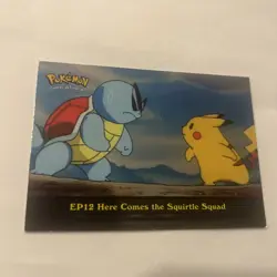 #EP12 Here Comes The Squirtle Squad foil Topps Pokemon TV Animation Series 2 - Image 2