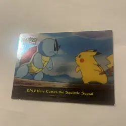 #EP12 Here Comes The Squirtle Squad foil Topps Pokemon TV Animation Series 2 - Image 3