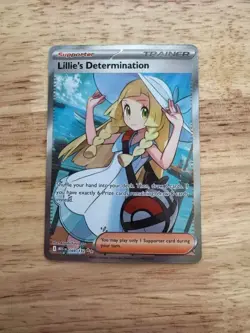 The Pokemon Company Lillie's Determination 169/132 ME01 Ultra Rare Holo (EN) - Image 1