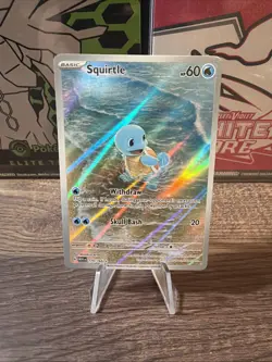 Pokemon TCG Squirtle SV: 151 Illustration Rare 170/165 - Image 1