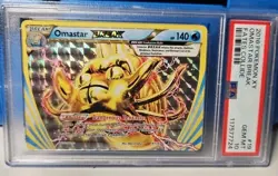 2016 Pokemon XY Fates Collide #19 Omastar Break PSA 10 - Image 1