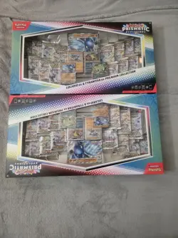 Pokemon Lucario Ex Tyranitar Ex Premium Collection Prismatic Evolution Lot of 2 - Image 1