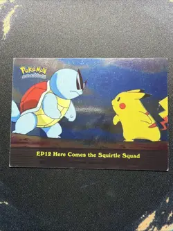 Pokemon Tv Animation Series 2 EP12 Here Comes the Squirtle Squad Holo NM/LP - Image 1