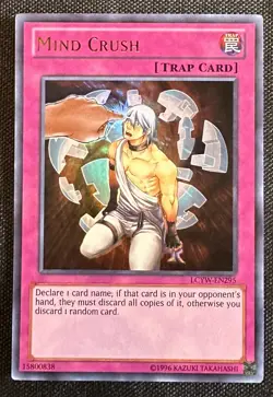 YUGIOH Mind Crush LCYW-EN295 Ultra Rare Unlimited NM - Image 1