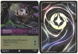 Disney Lorcana TCG Bashful - Riding the Rails 39/204 Foil Wilds Unknown - Image 3