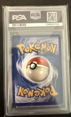 Poliwrath Expedition Base set 2002 Reverse Holo 60/165 Pokemon Card PSA 8 NM-MT - Image 2