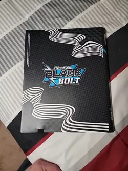 Pokemon TCG Black Bolt Binder NEW Card Holder - Image 2