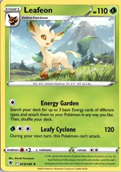 Leafeon 013/189 SWSH10: Astral Radiance Pokemon Card TCG - Image 1