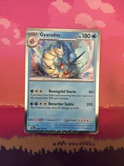 Pokemon Card Gyarados Paldea Evolved Cosmo Holo Rare 043/193 Near Mint - Image 1