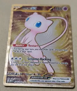 Mew ex 205/165 Sv: Scarlet & Violet 151 Holo Metal Card - Image 1