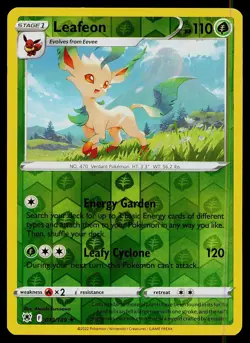 Pokemon Card Leafeon 013/189 Astral Radiance Reverse Holo Rare - Image 1
