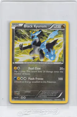 Black Kyurem - 100/149 - Rare - BW - Boundaries Crossed - POKEMON CARD - NM - Image 1