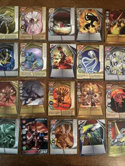 20 Bakugan Metal Gate Cards Lot - Image 1