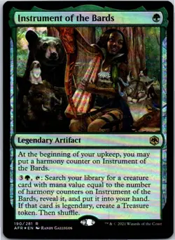 Instrument of the Bards R Foil Adventures in the Forgotten Realms 190 NM - Image 1