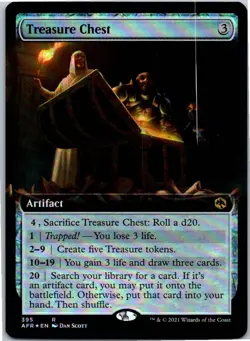 Treasure Chest (Extended Art) R 395 Foil Adventures in the Forgotten Realms NM - Image 1