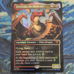 Wizards of the Coast MTG Lorehold, the Historian 284 Foil Borderless Mythic - Image 1