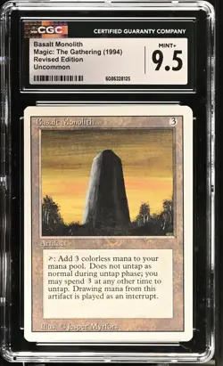 BASALT MONOLITH Revised CGC 9.5 Vintage MTG [Nostalgium] - Image 1